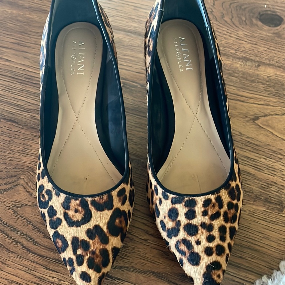 Alfani leopard print heels 3 inches